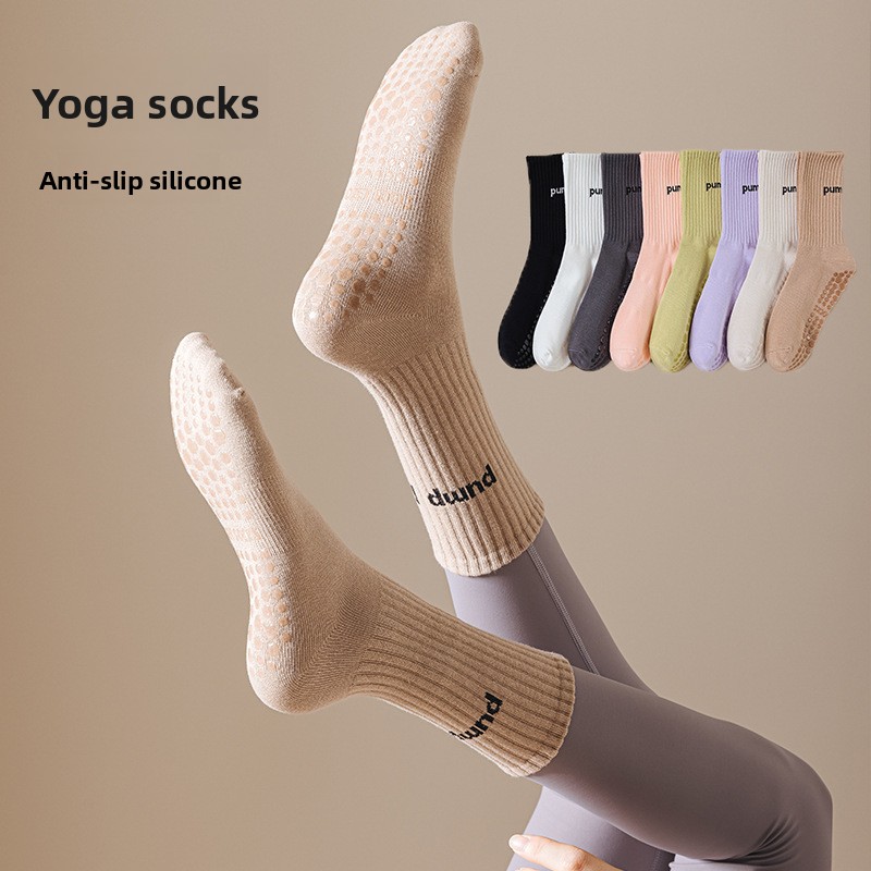 Yoga Fitness Youtube - Women Mid Tube Yoga Socks Anti