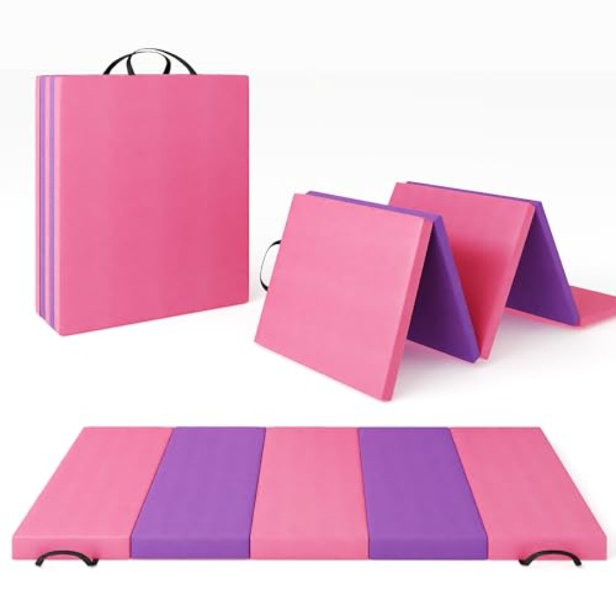 Thick Yoga Mat - Folding Gymnastics Mat, Exercise Mats and