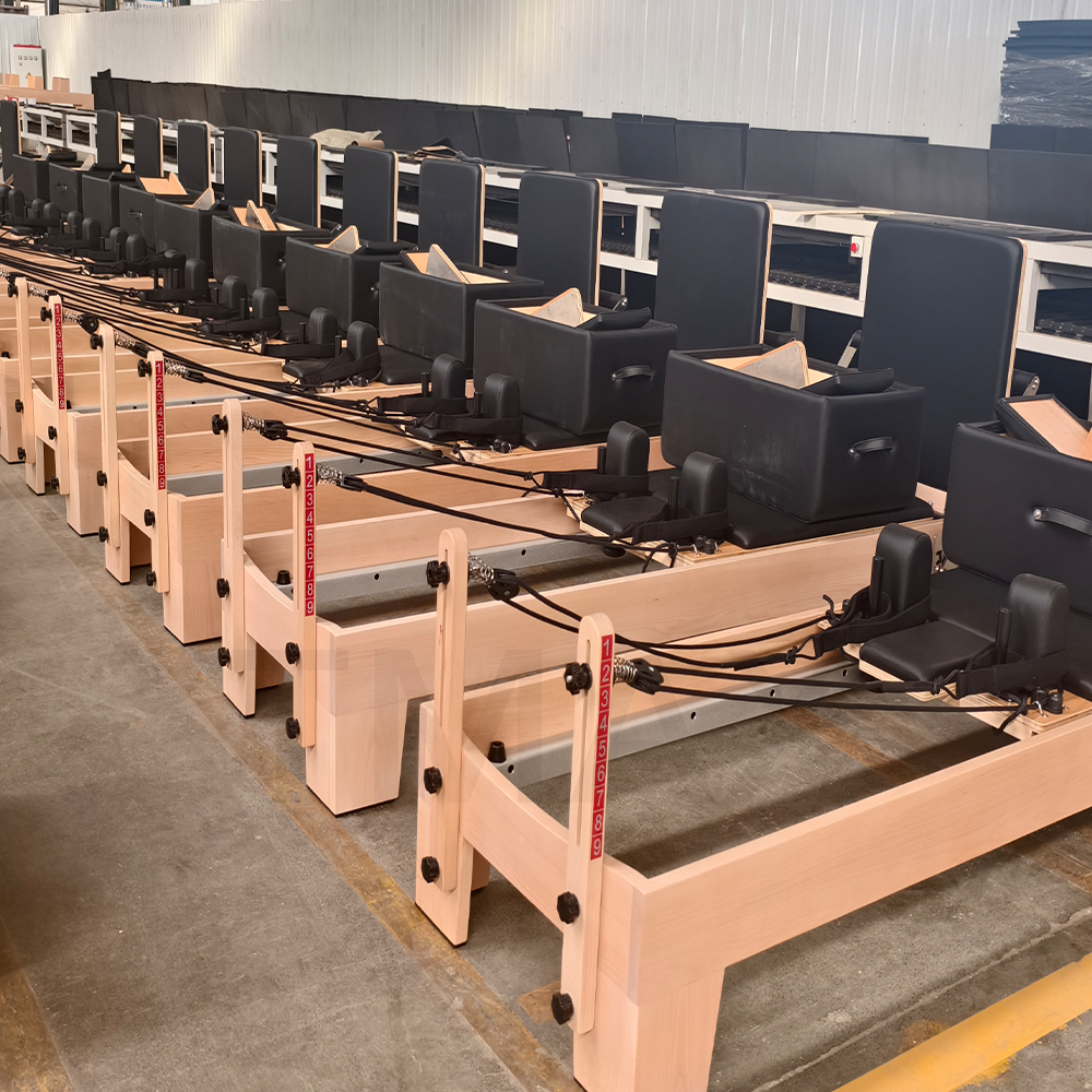 Fitness Yoga Pilates - DZ132 Beech Wood Pilates Reformers Machine