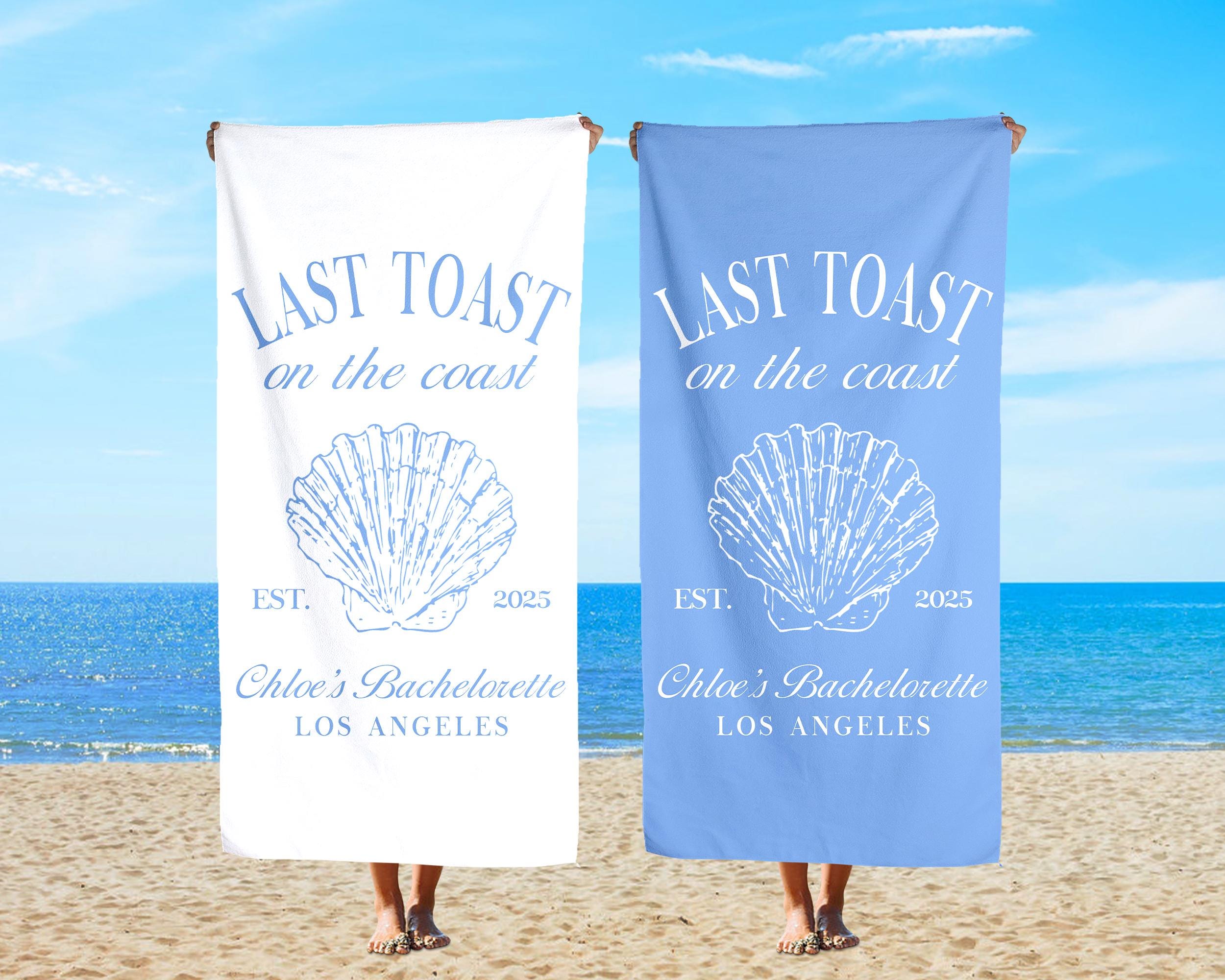 Yoga Fitness Name - Bachelorette Party Coast Beach Towel Absorbent