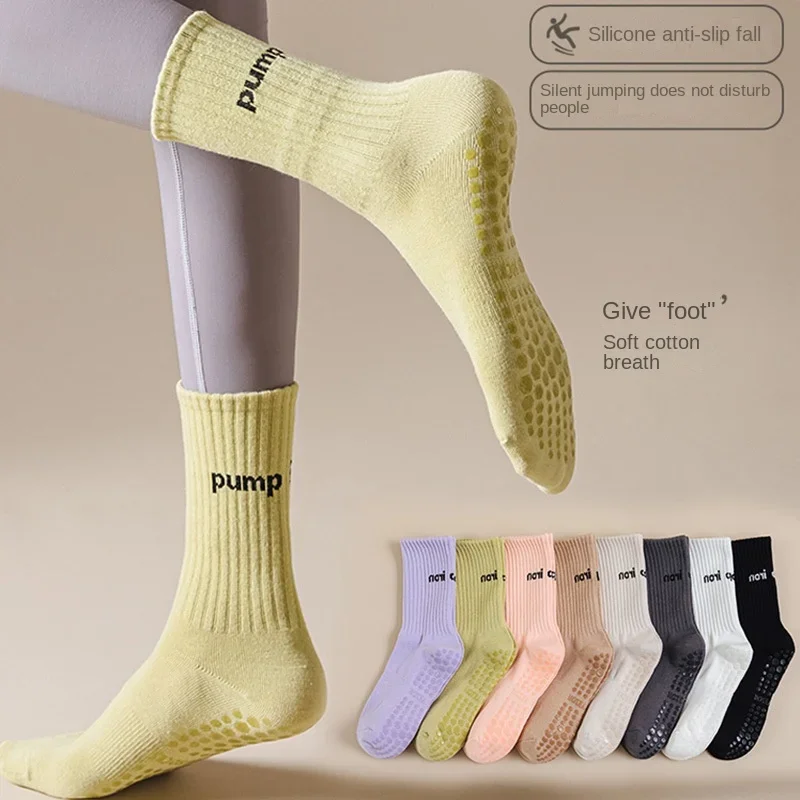 Women Mid Tube Yoga Socks Anti - Yoga Fitness Youtube recension och pris