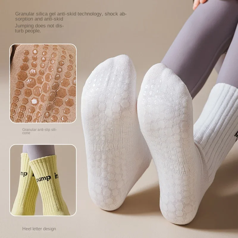 Women Mid Tube Yoga Socks Anti - Yoga Fitness Youtube recension och pris