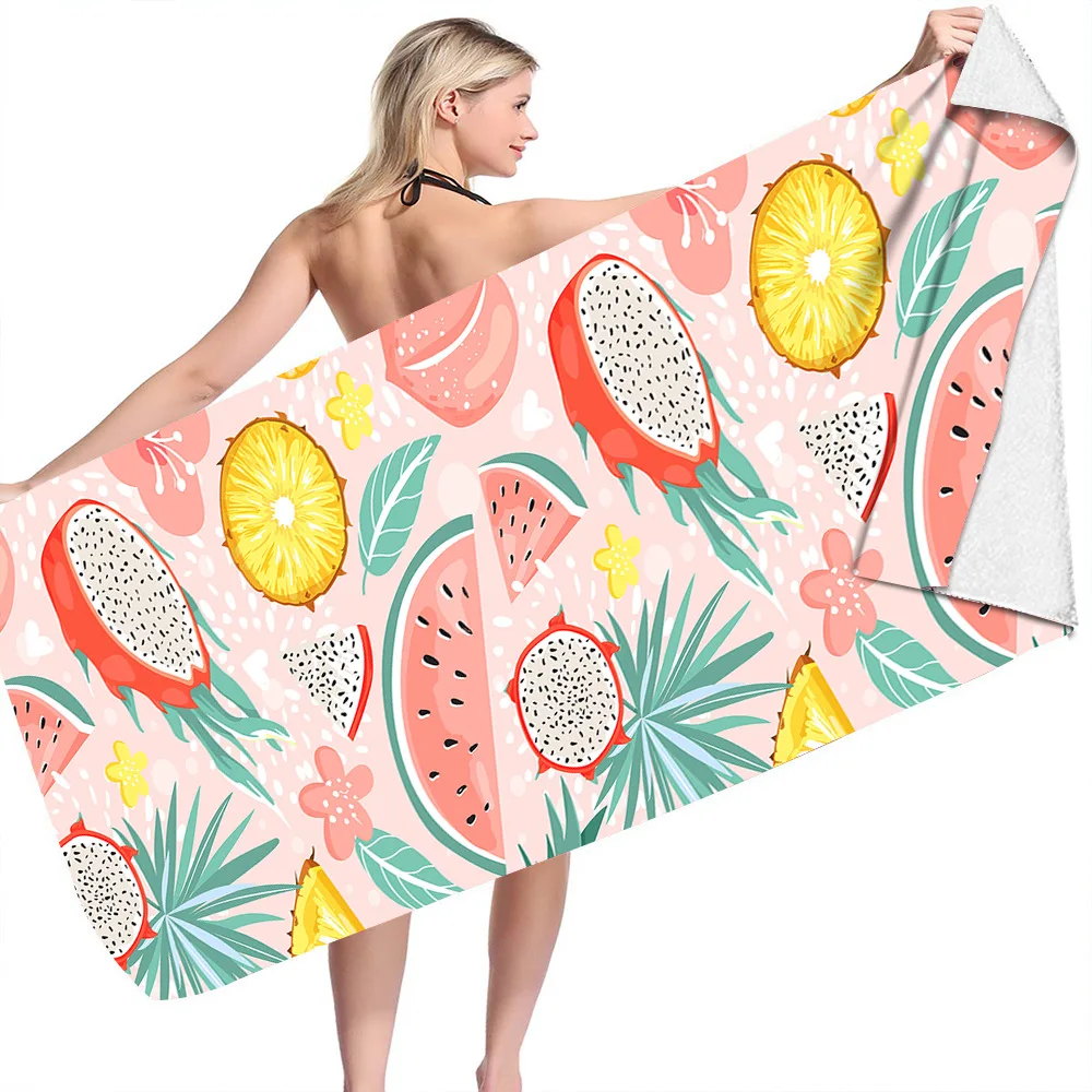 Fruit Print Plants No Sand Fre - Fitness Yoga Only For Women recension och pris
