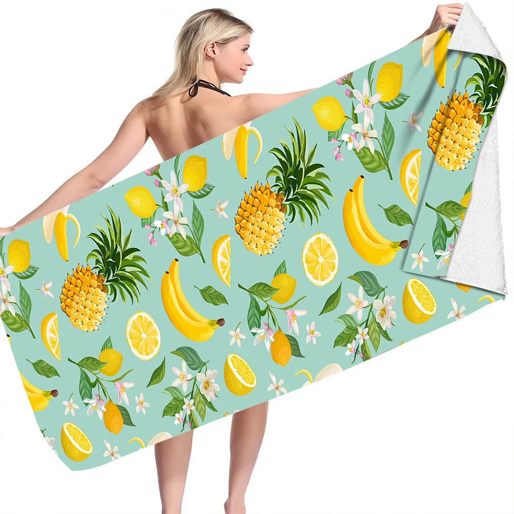 Fruit Print Plants No Sand Fre - Fitness Yoga Only For Women recension och pris