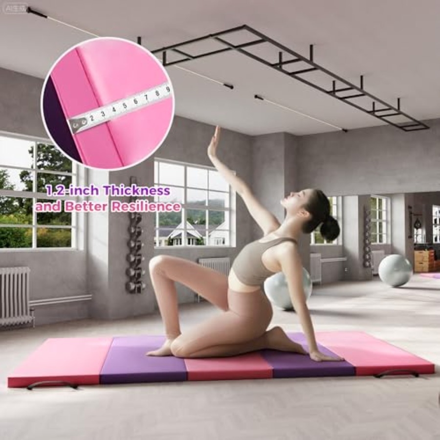 Folding Gymnastics Mat, Exerci - Thick Yoga Mat recension och pris