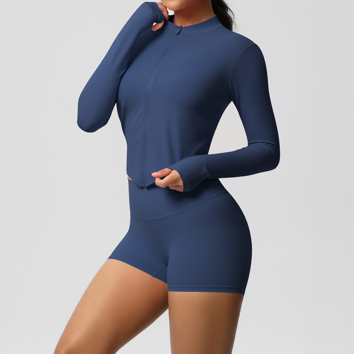 Yoga Sets Sports Fitness Hip-l - Yoga Fitness Jacket recension och pris