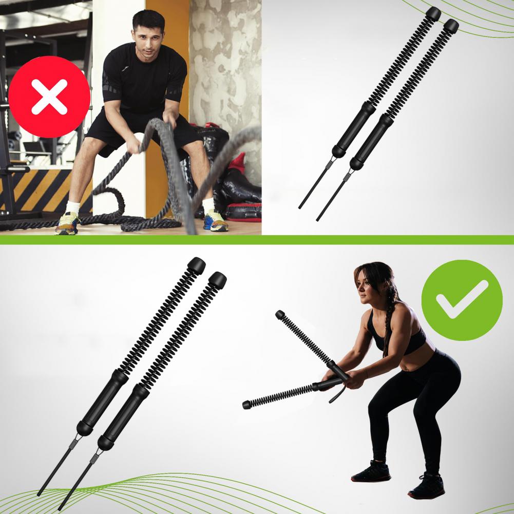 1 Pair 45cm Ropeless Battle Ro - Battle Rope Exercise recension och pris