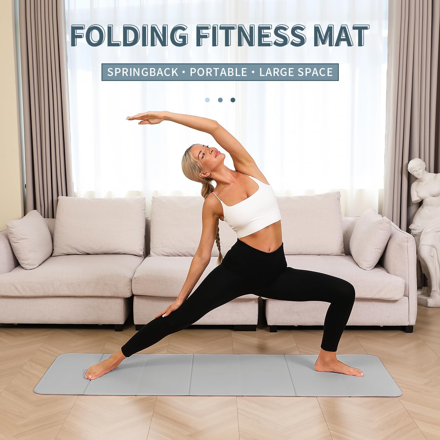 Foldable Yoga Mat 10mm Extra T - Thick Yoga Mat recension och pris