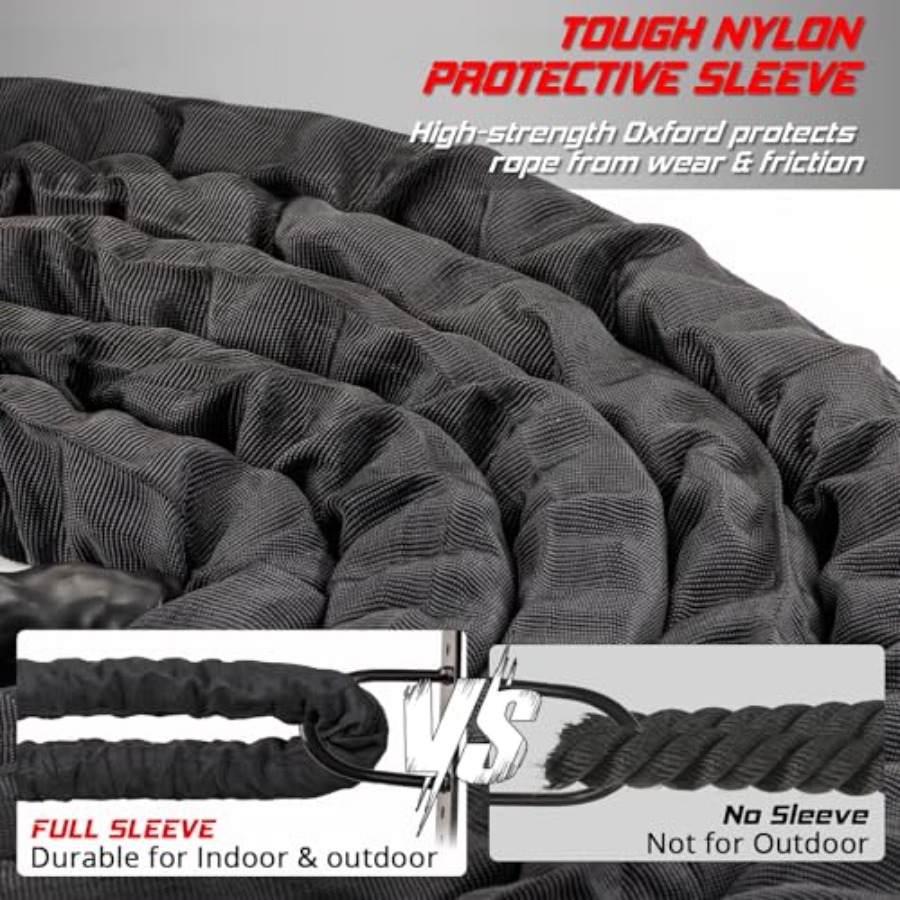 Battle Rope for Home Gym Worko - Battle Rope Exercise recension och pris