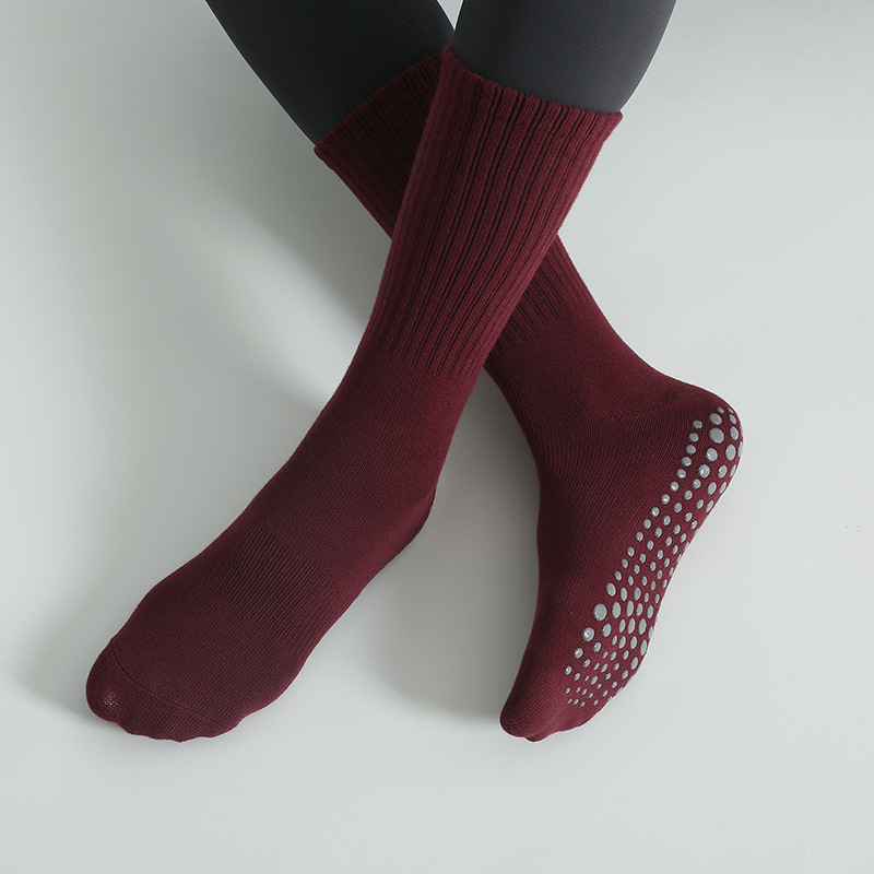 Women Yoga Socks Cotton Mid-tu - Yoga Fitness Youtube recension och pris