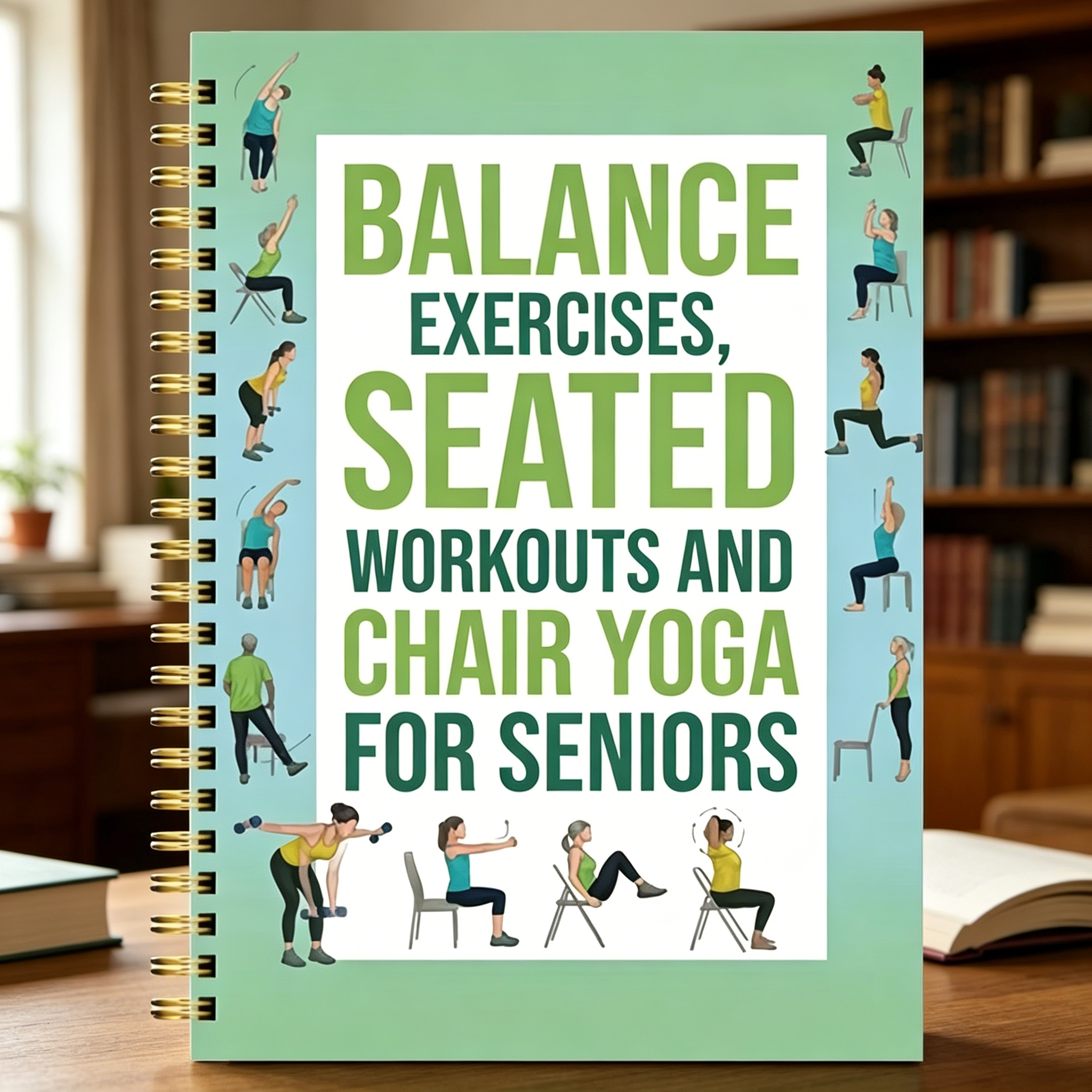 Chair Yoga for Seniors Journal - Yoga Fitness Journal recension och pris