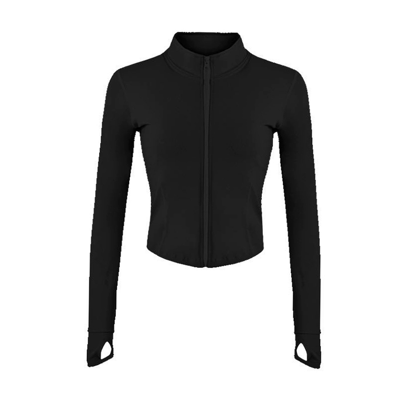 Slim Fit Long Sleeve Yoga Trai - Yoga Fitness Jacket recension och pris