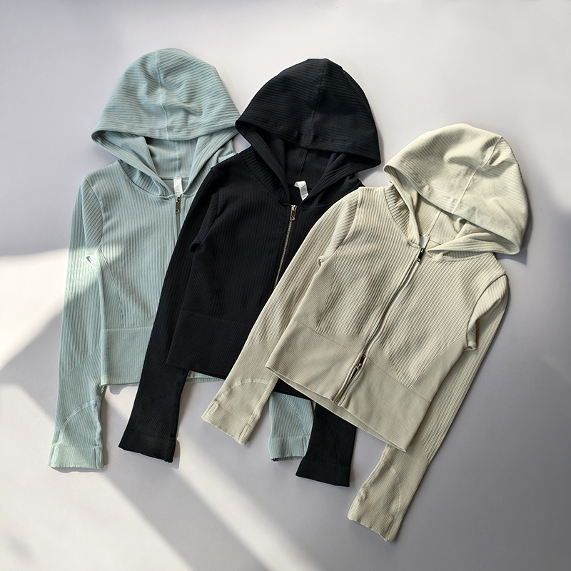 2024 New Hooded Tight Fitting  - Yoga Fitness Jacket recension och pris