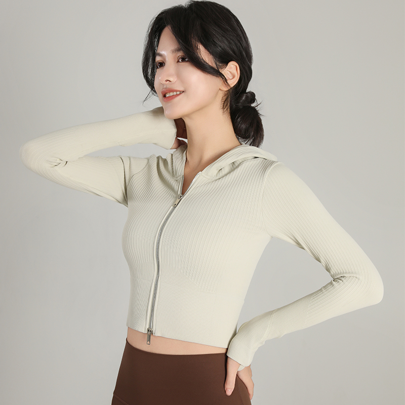 2024 New Hooded Tight Fitting  - Yoga Fitness Jacket recension och pris
