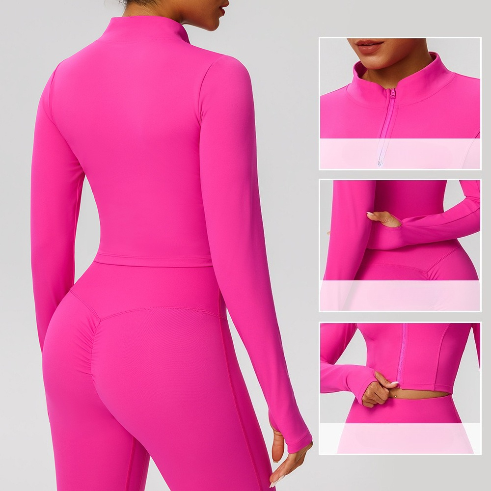 Women's Slim Fit Quick Dry Zip - Yoga Fitness Jacket recension och pris