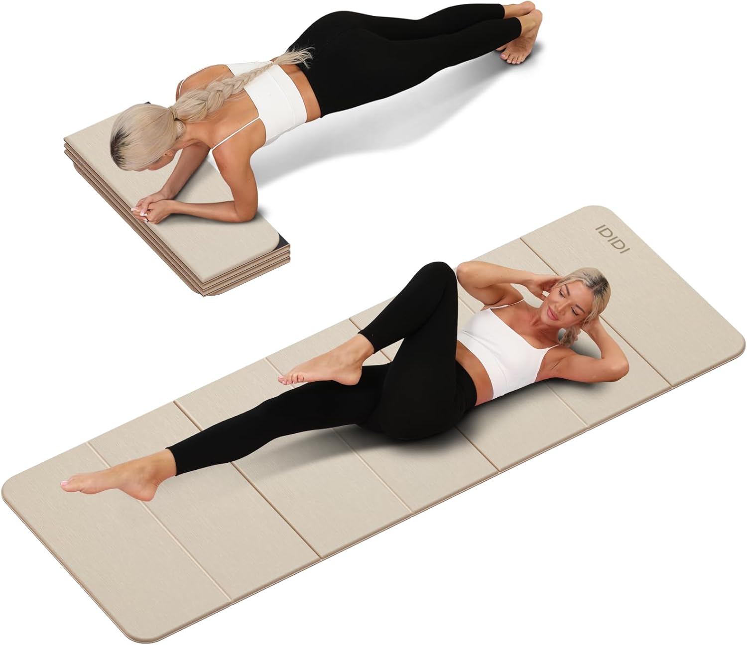 Foldable Yoga Mat Extra Thick  - Thick Yoga Mat recension och pris