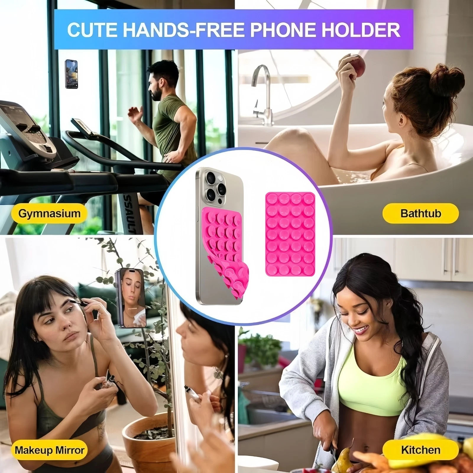 1Pc/3Pcs Double Sided Silicone - Yoga Fitness Videos Free recension och pris