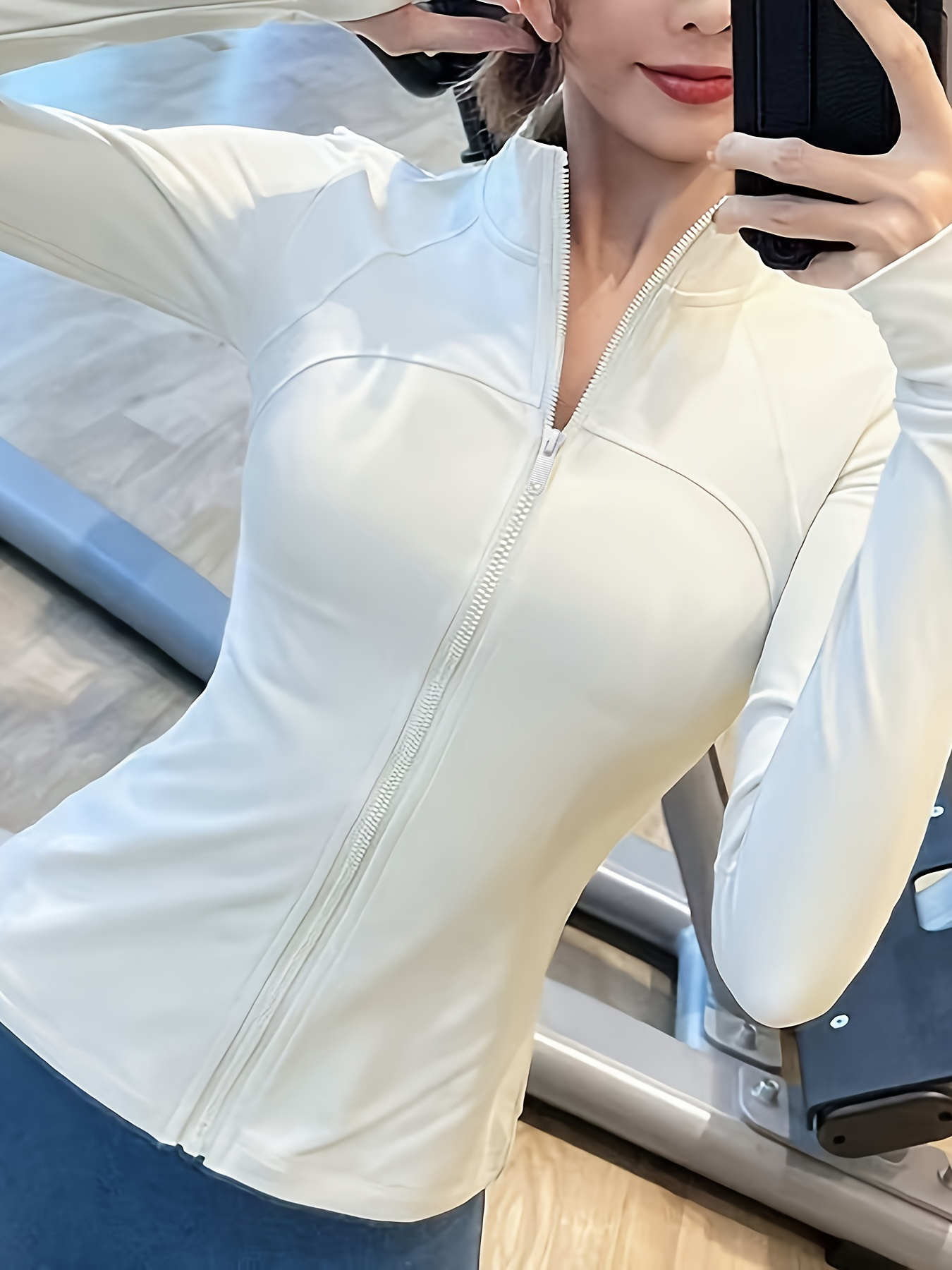 Women's Solid Color Small Stan - Yoga Fitness Jacket recension och pris
