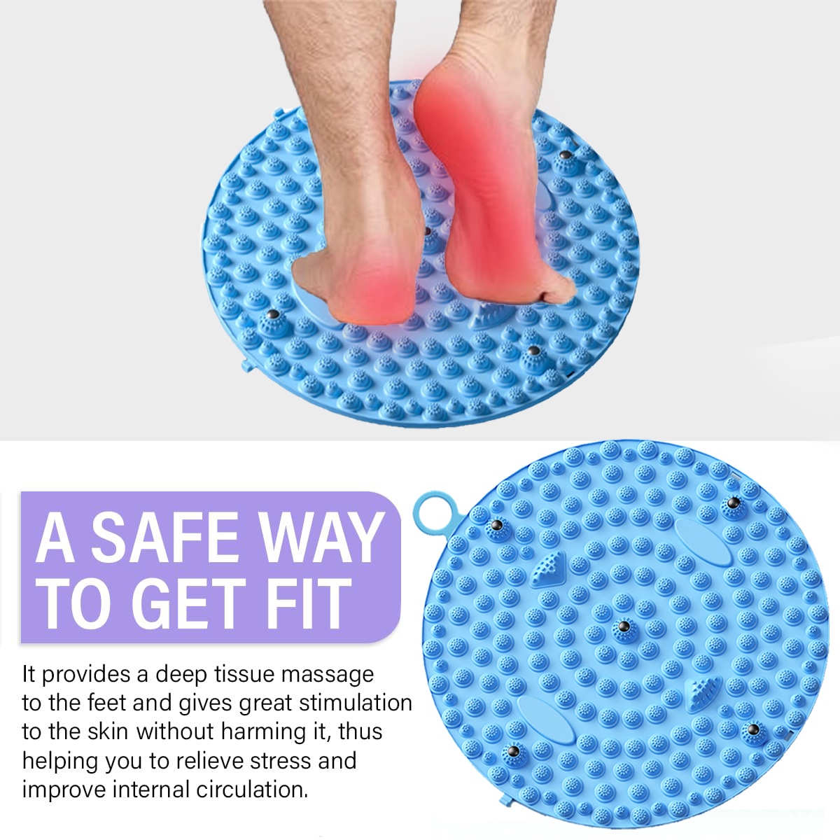 Magnetic Therapy Foot Massager - Yoga Fitness Promotion recension och pris