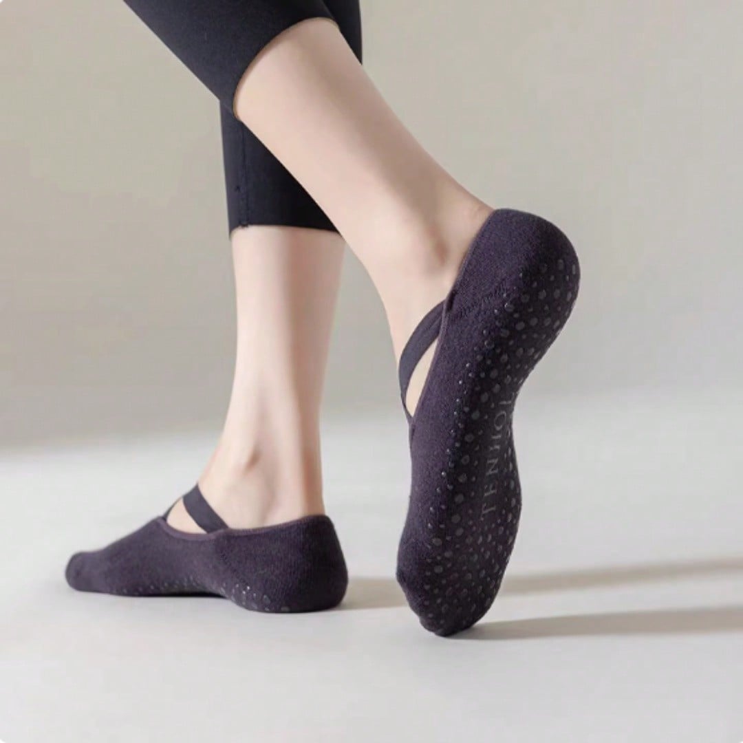 Anti-slip silicone sole yoga s - Fitness Yoga Pilates recension och pris