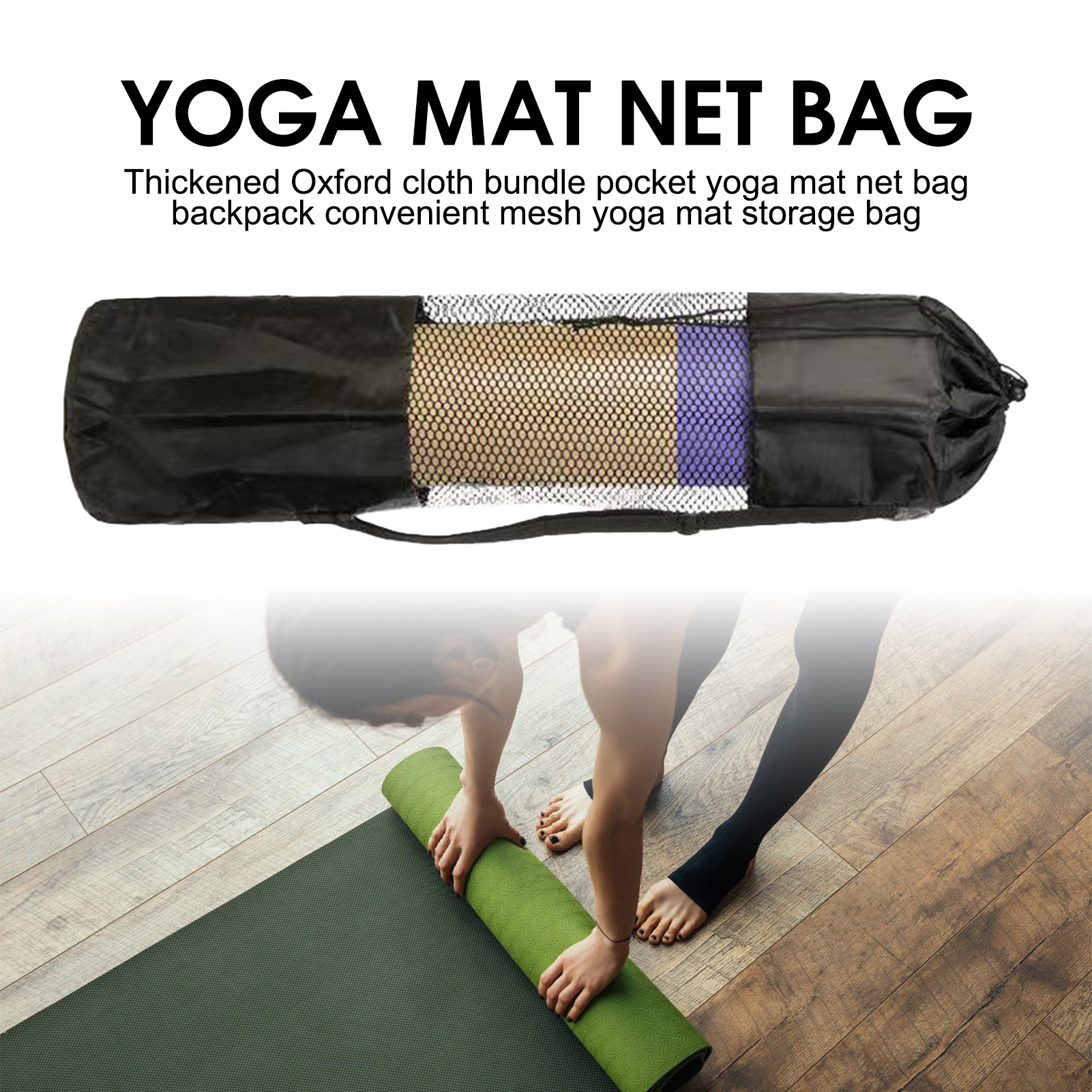 Yoga Mat Bag with Mesh Window  - Fitness Yoga Pilates recension och pris