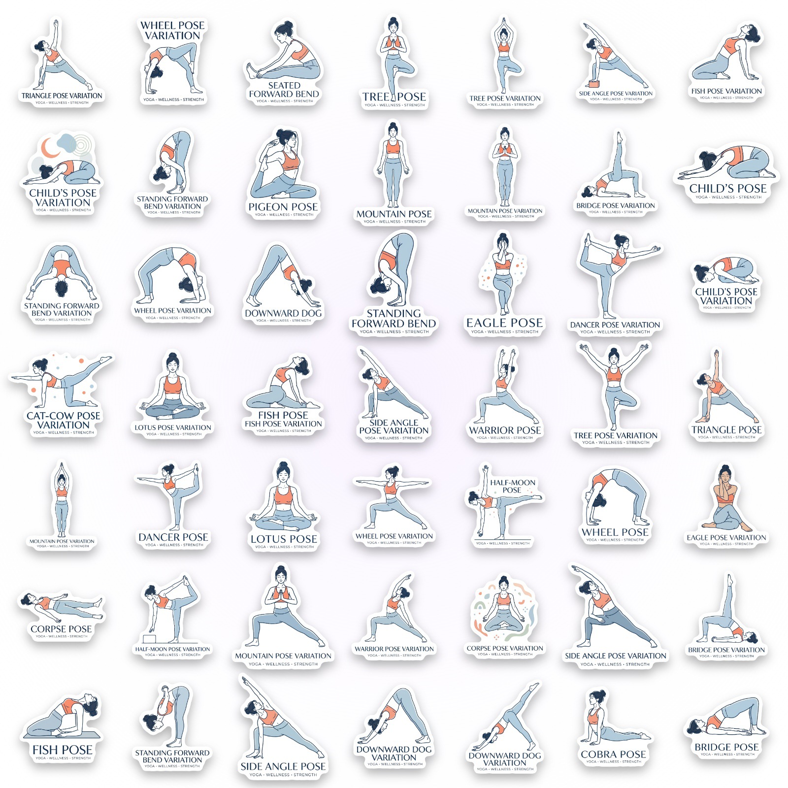 50-Pack Waterproof Yoga Fitnes - Yoga Fitness Journal recension och pris