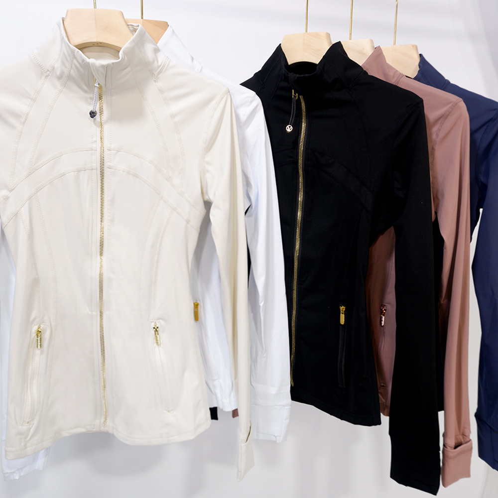 New version of gold zipper sli - Yoga Fitness Jacket recension och pris