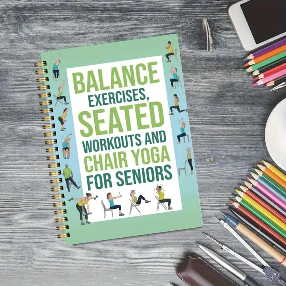 Chair Yoga Exercise Notebook F - Yoga Fitness Journal recension och pris