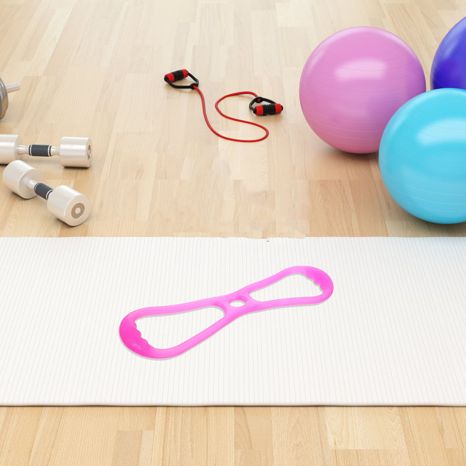 Elastic Silicone Resistance Ba - Yoga Fitness Promotion recension och pris