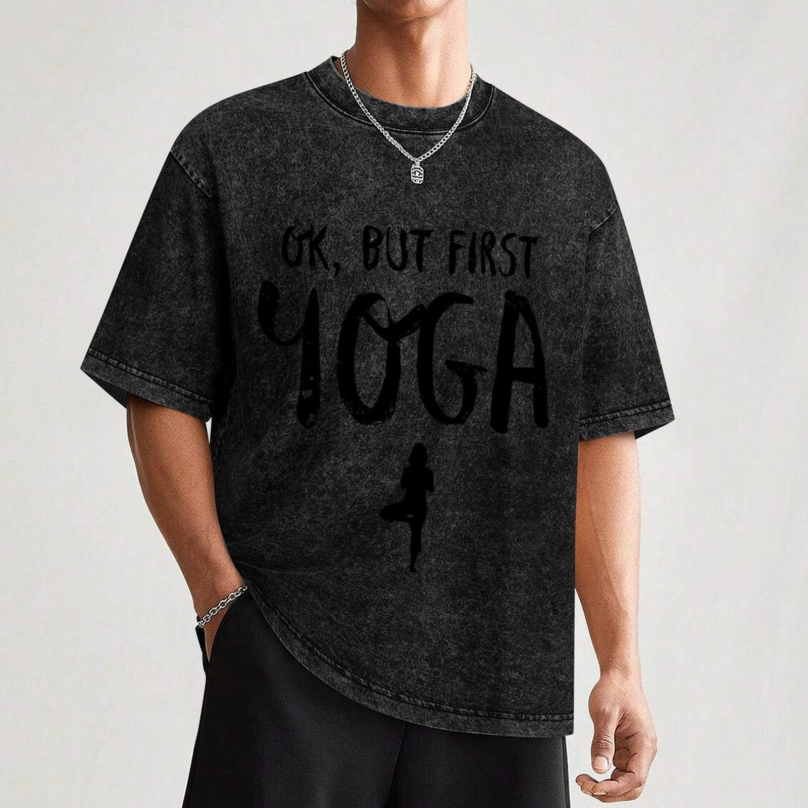 Ok But First Yoga Funny Fitnes - Yoga Fitness First recension och pris