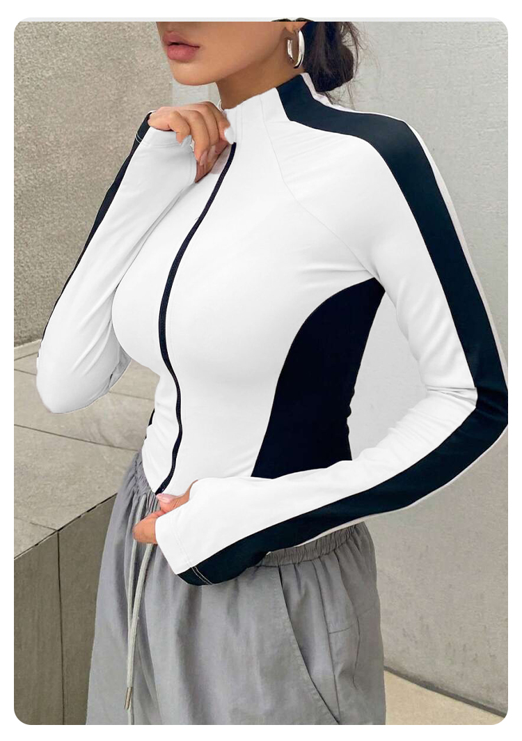 Yoga Clothes Stand Up Collar J - Yoga Fitness Jacket recension och pris