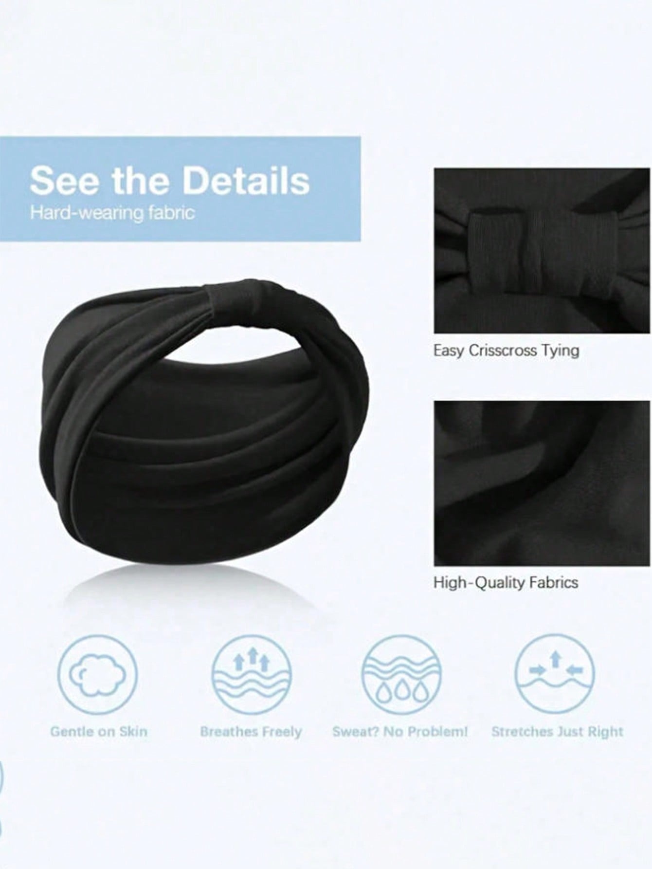 Women's Boho Headband - Thick  - Fitness Yoga Only For Women recension och pris