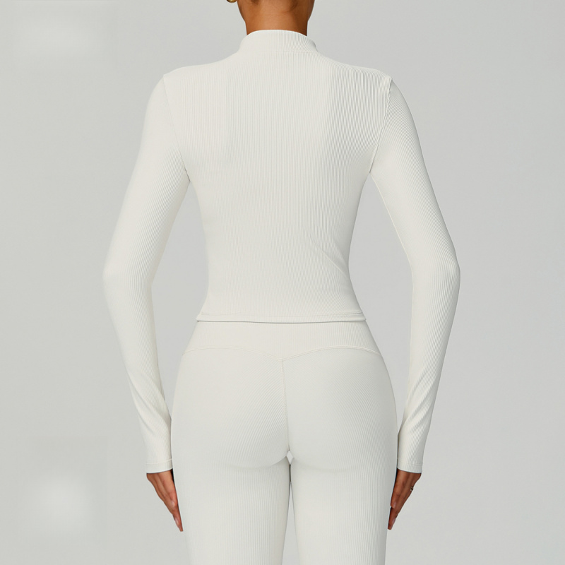 BIANHUI Threaded Stand Collar  - Yoga Fitness Jacket recension och pris