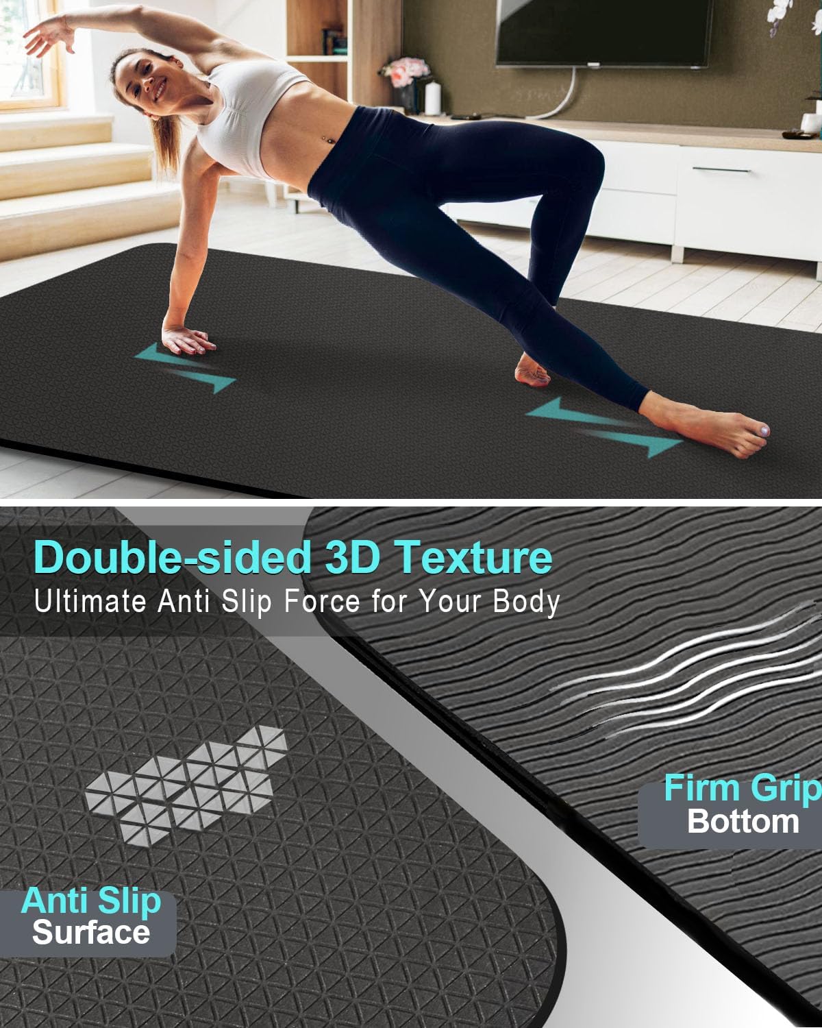 Extra Long & Wide Thick Yoga M - Thick Yoga Mat recension och pris