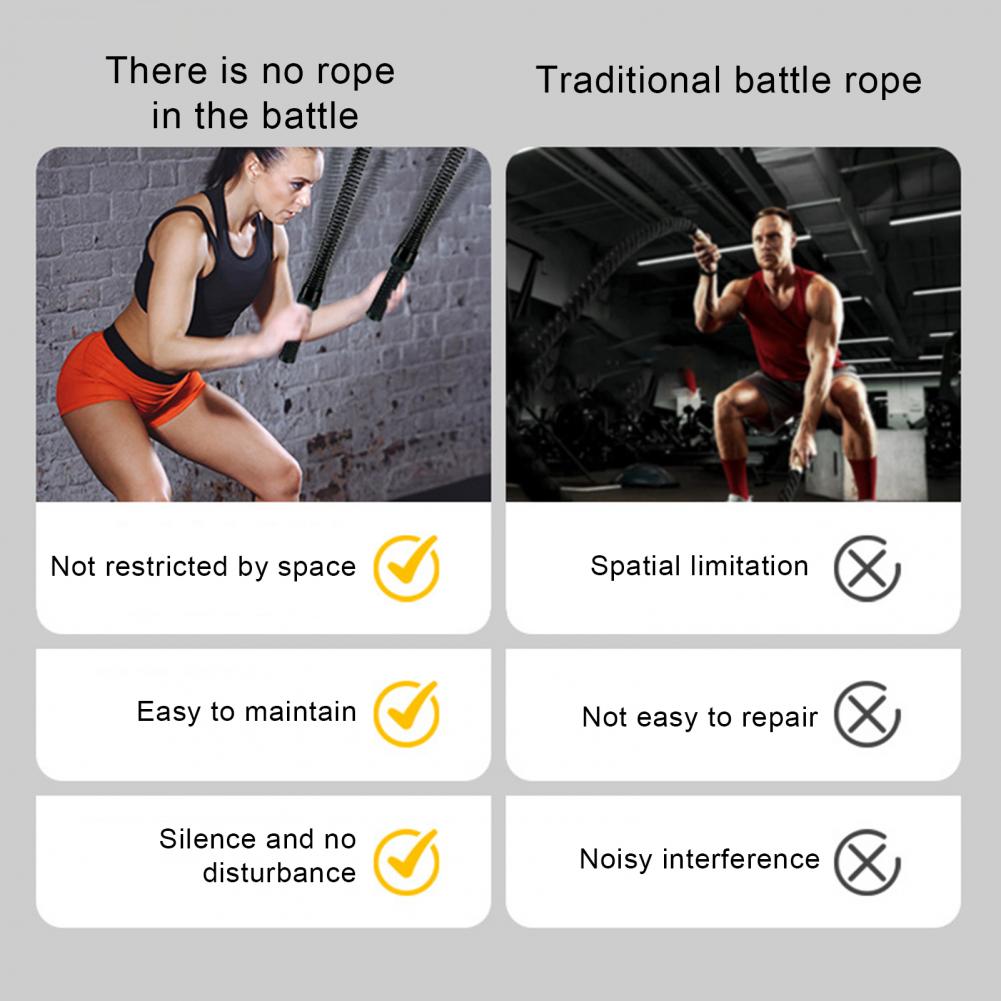 Portable Fitness Rope Portable - Battle Rope Exercise recension och pris