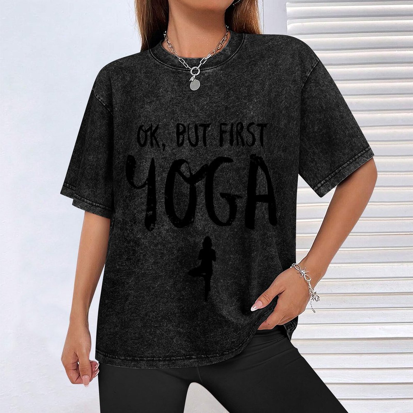 Ok But First Yoga Funny Fitnes - Yoga Fitness First recension och pris