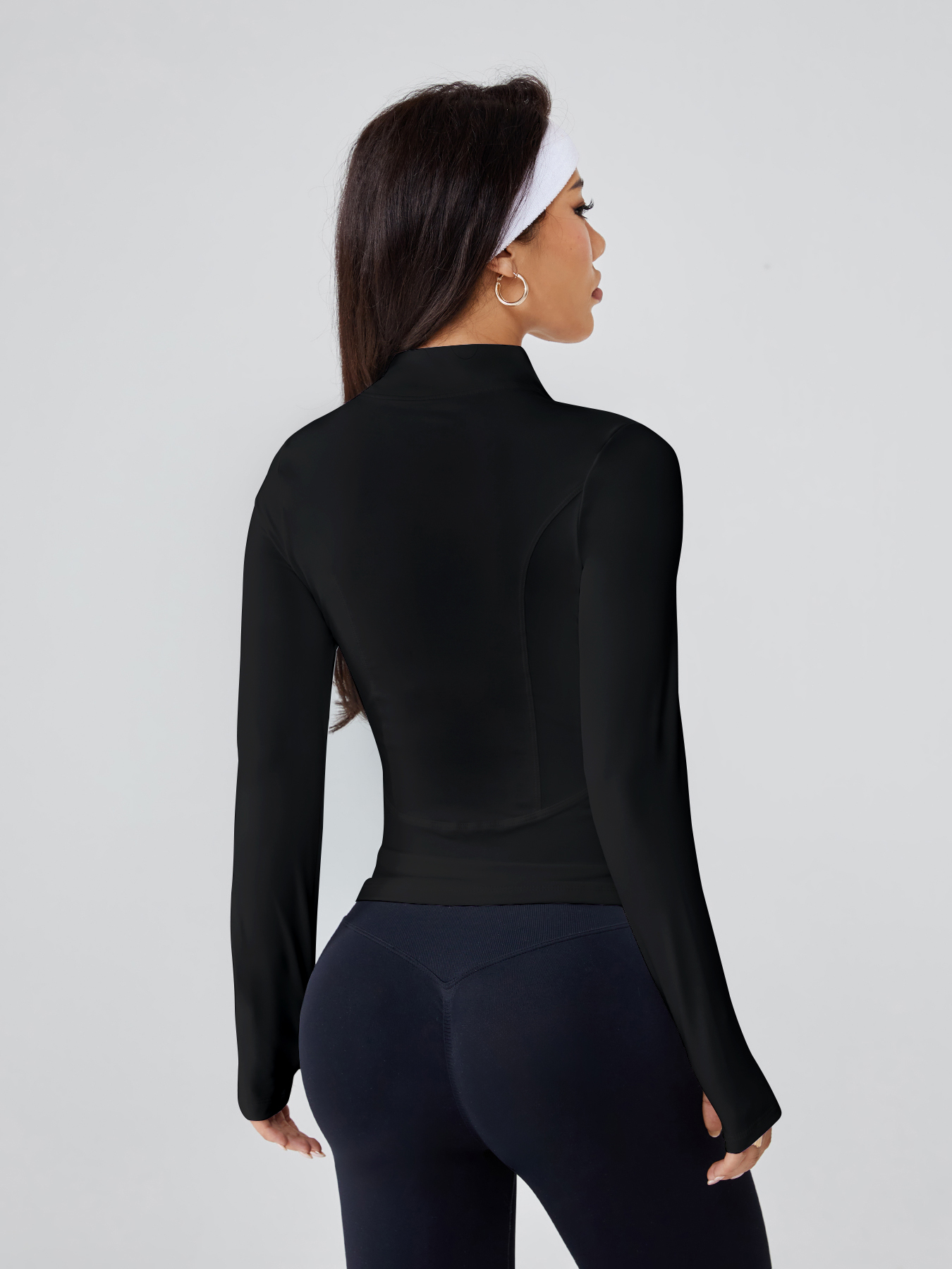 Women's Long-Sleeve Fitted Ath - Yoga Fitness Jacket recension och pris