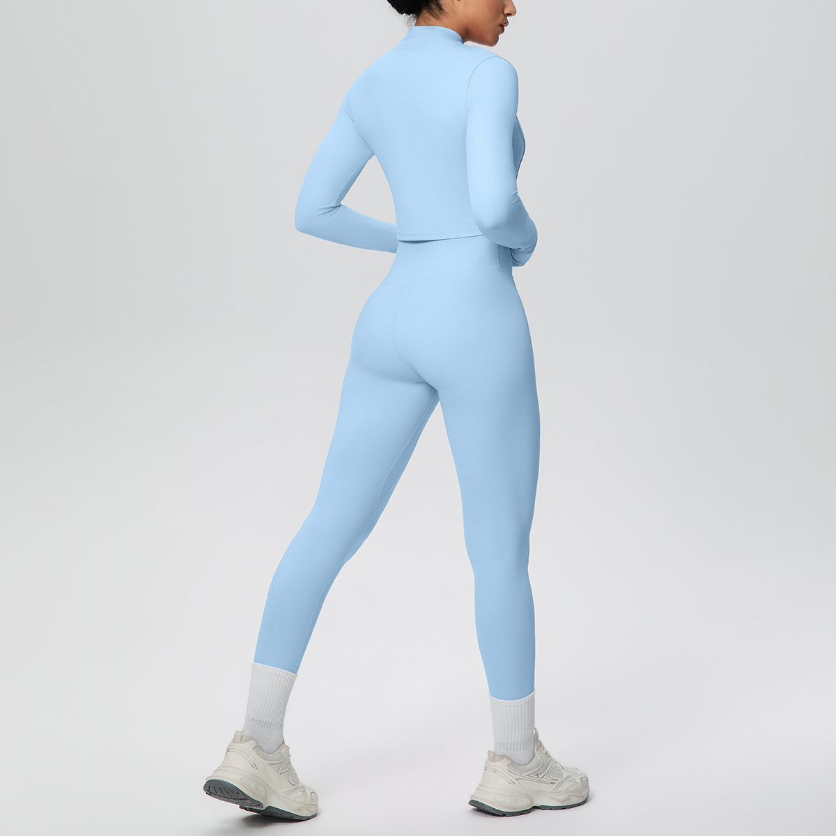 3PCS Solid Color Women Yoga Se - Yoga Fitness Jacket recension och pris