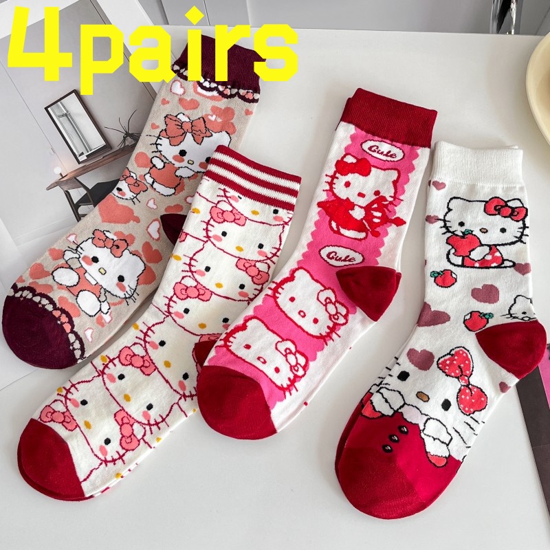 4 pairsof HelloKitty anti slip - Yoga Fitness First recension och pris