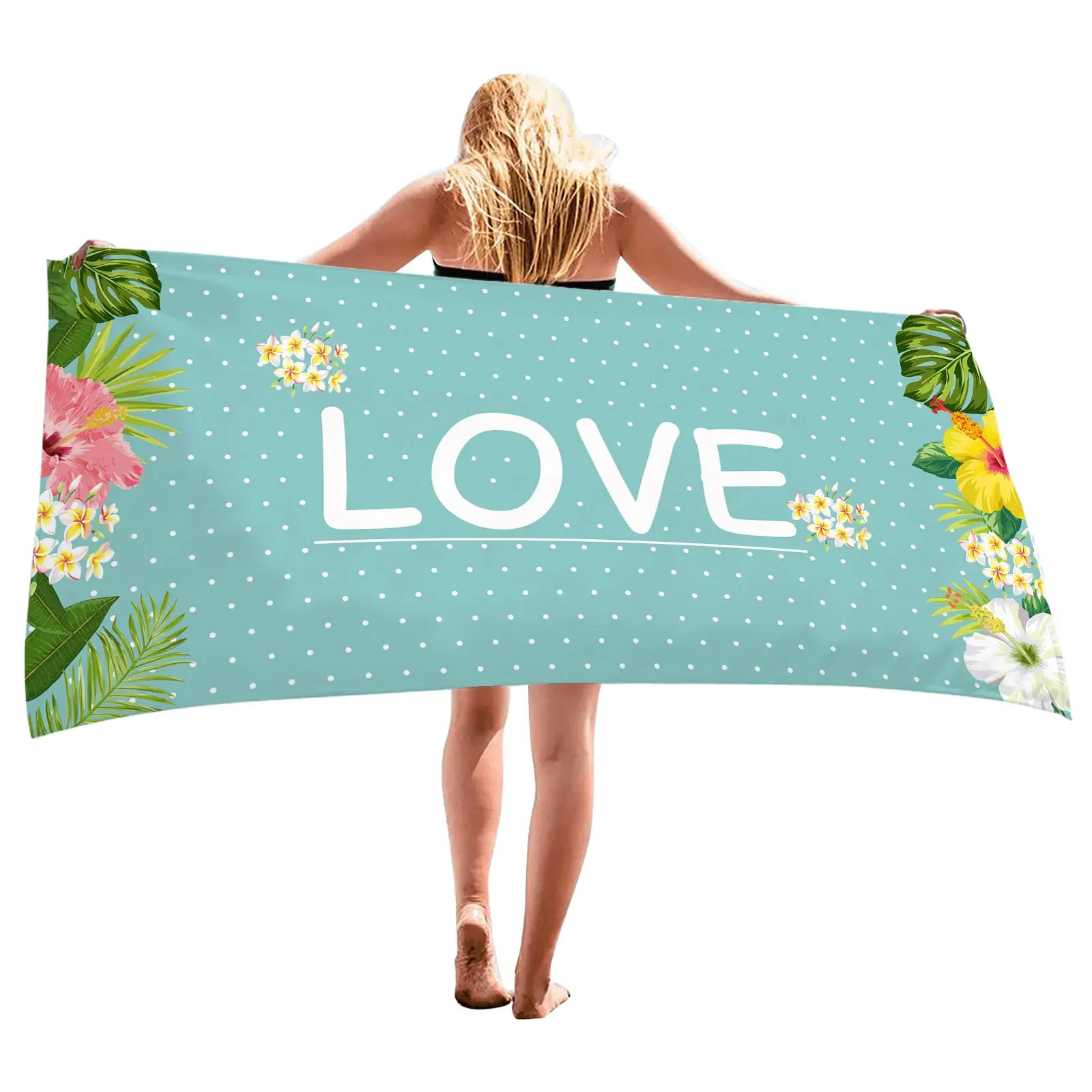 Summer Floral Print Beach Towe - Fitness Yoga Only For Women recension och pris