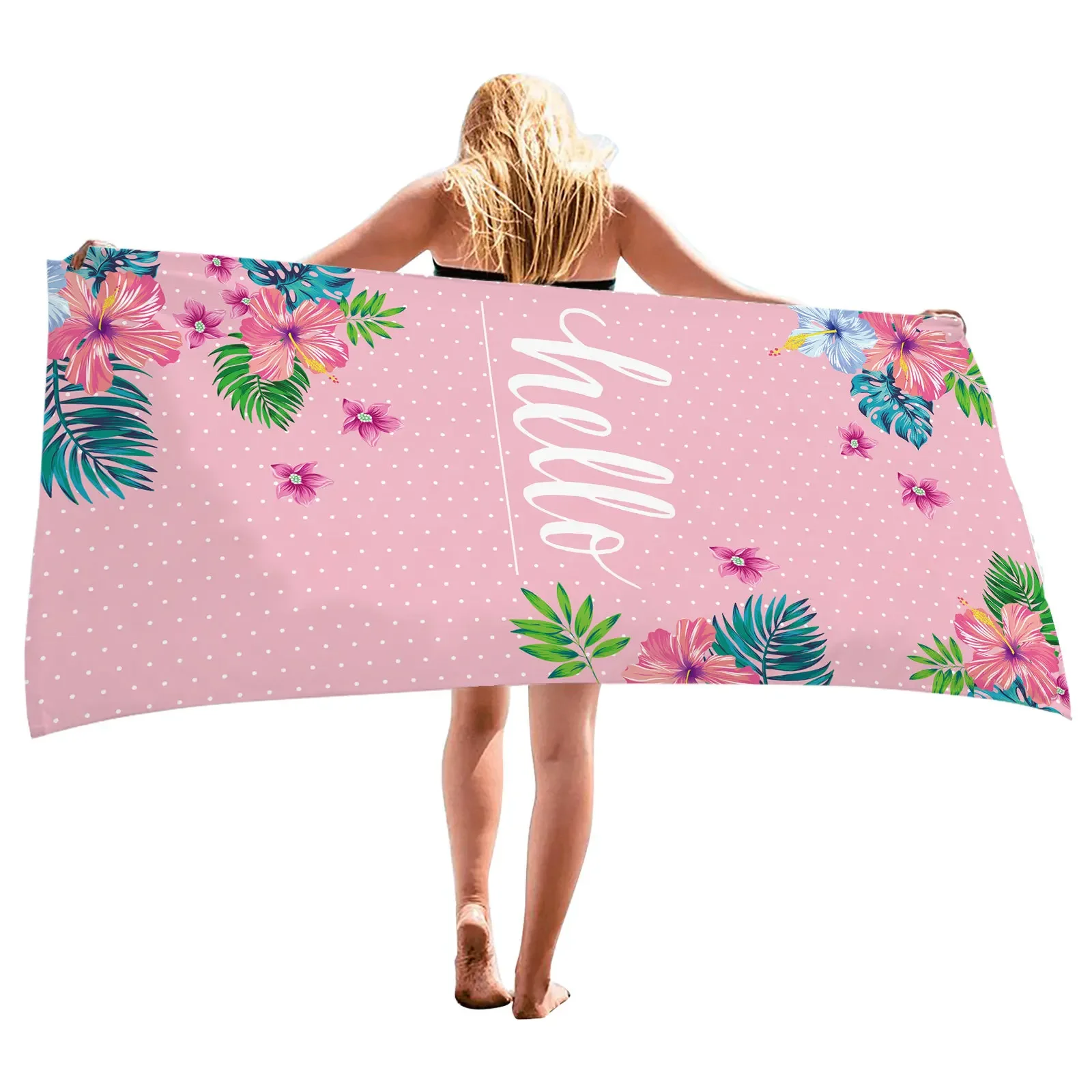 Summer Floral Print Beach Towe - Fitness Yoga Only For Women recension och pris