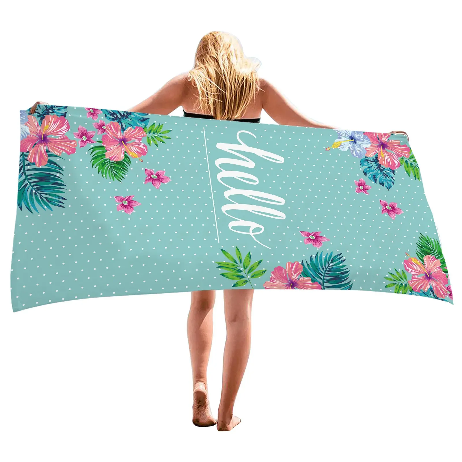 Summer Floral Print Beach Towe - Fitness Yoga Only For Women recension och pris