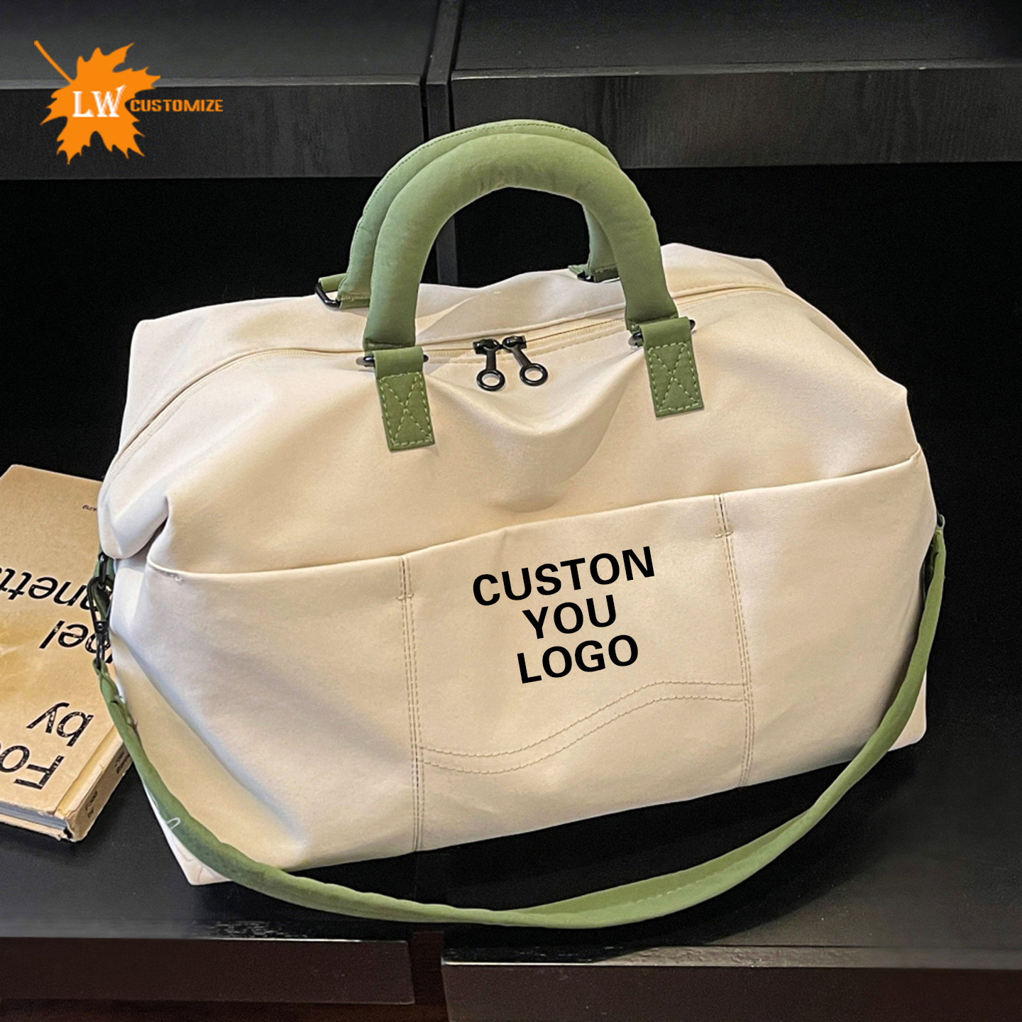 Canvas fitness bag with custom - Yoga Fitness Name recension och pris