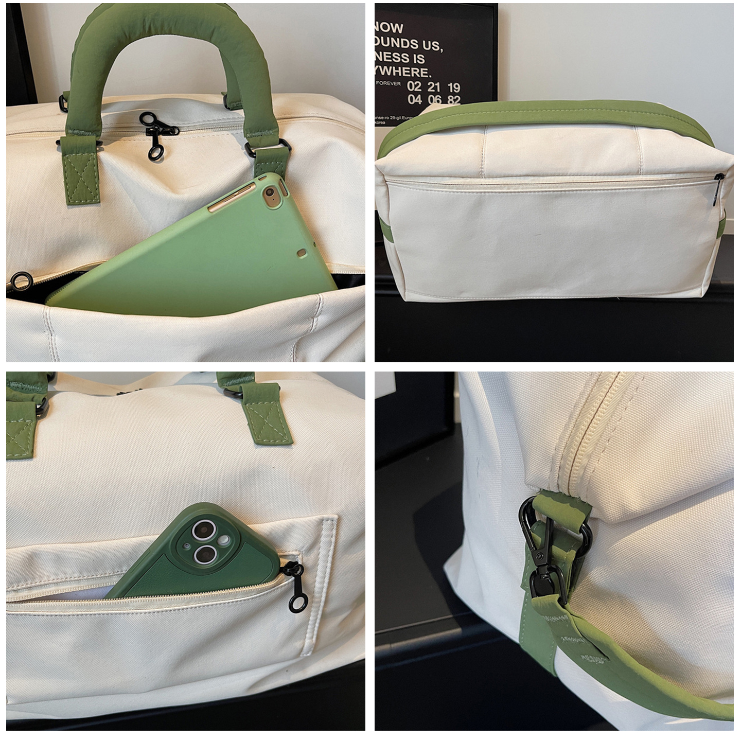 Canvas fitness bag with custom - Yoga Fitness Name recension och pris