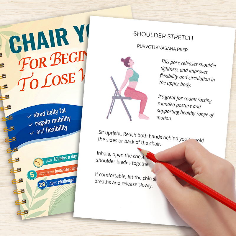 Chair Yoga Exercise Notebook 3 - Yoga Fitness Journal recension och pris