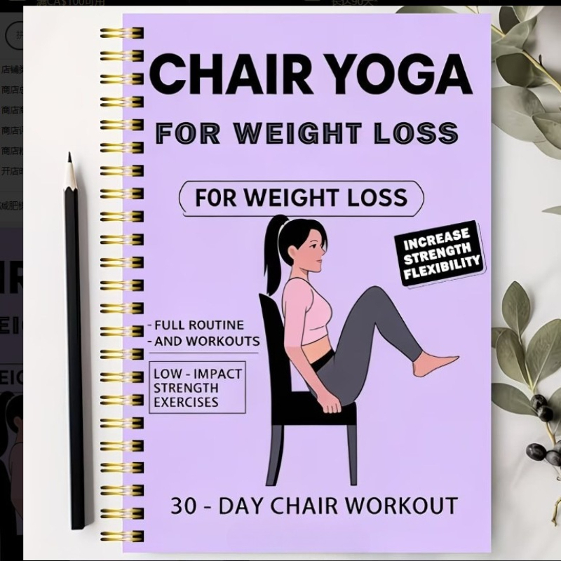 Chair Yoga for Seniors Journal - Yoga Fitness Journal recension och pris